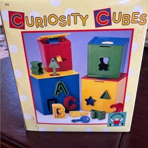Discovery Toys vintage collectible NWT Curiosity Cubes